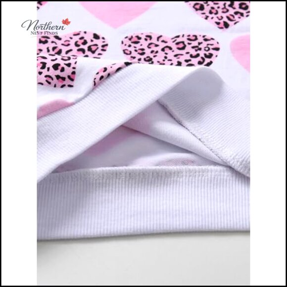 Toddler Girl Long Sleeve Pullover Sweatshirt Pants Outfit Set - Picture 4 of 7